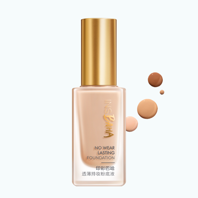 口袋牛店印彩巴哈透薄持妆粉底液-柔雾型/柔润型